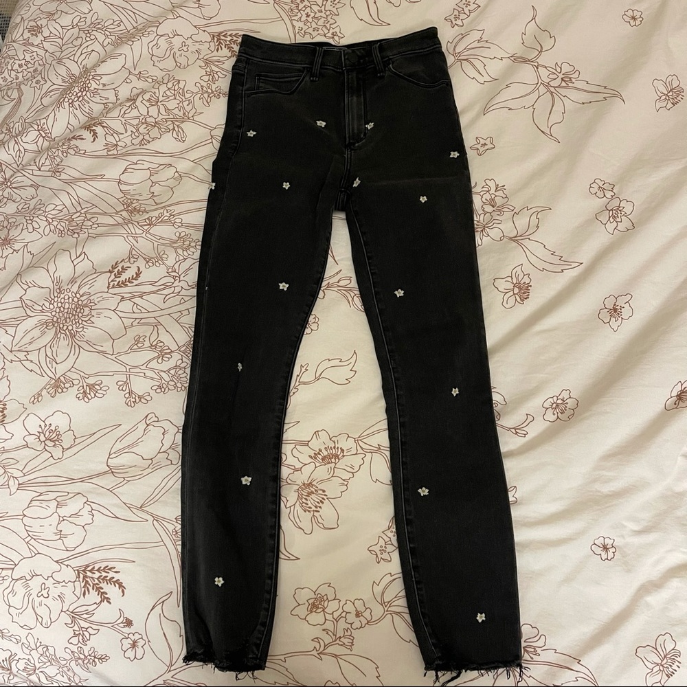 abercrombie embroidered jeans
